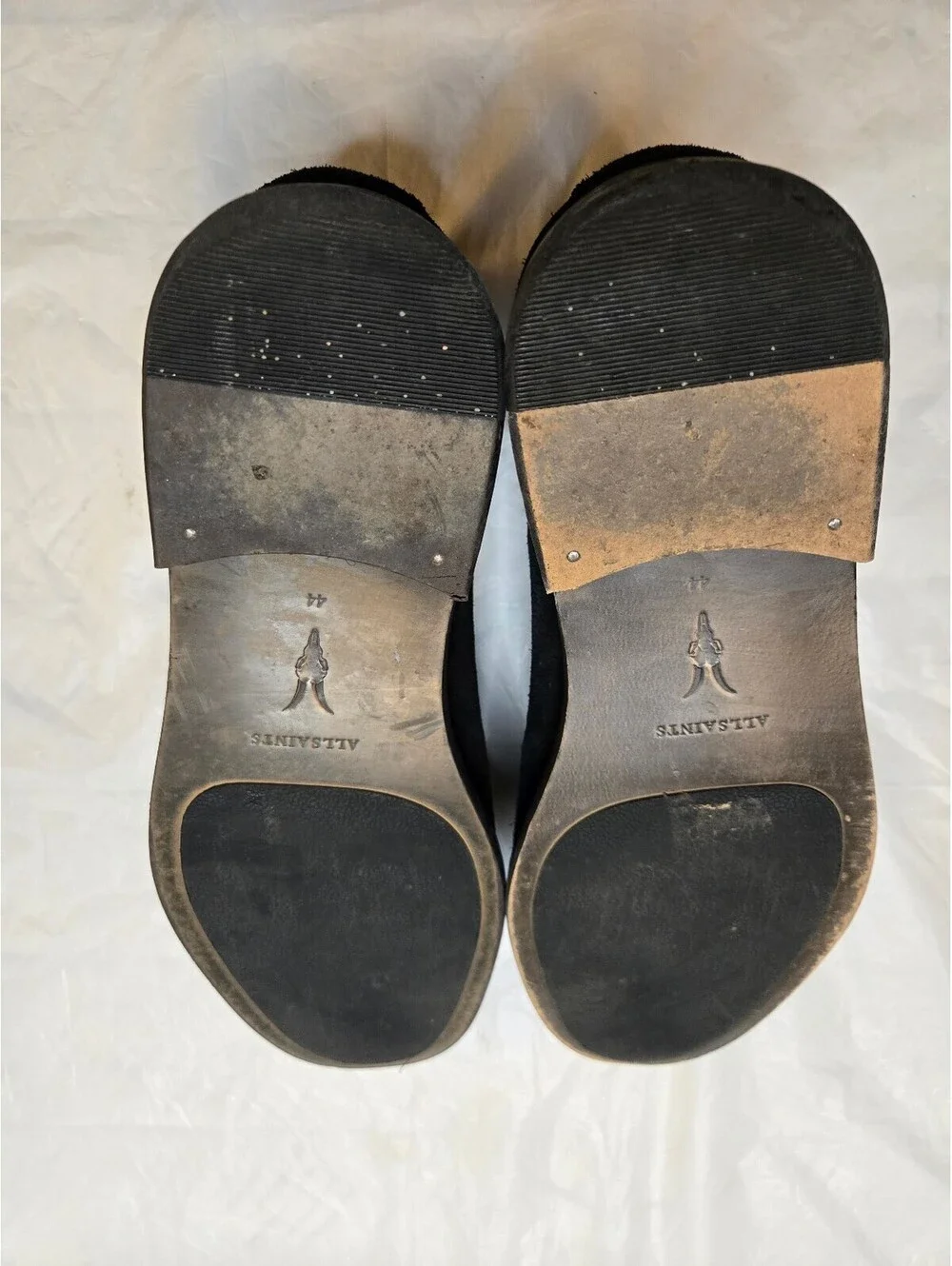 AllSaints Men's Black Suede Chelsea Boots – Size 11 / EU 44